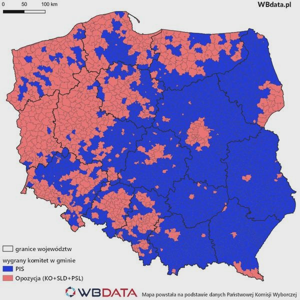Gdzie rządzi PiS? mapa województw i lokalnej władzy