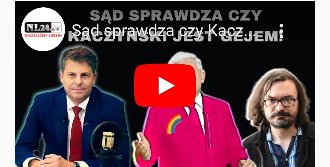Sąd sprawdza czy Kaczyński jest gejem!